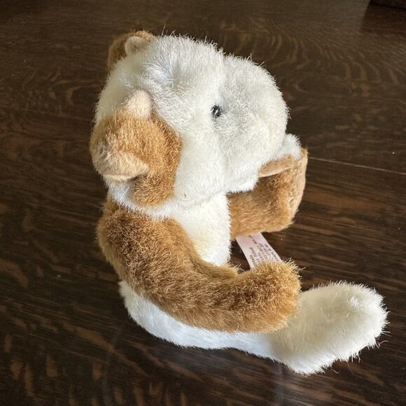 Hugfun Cow Plush Brown White Articuled Limbs Stuffed Animal Size 9"‎ Length EUC - Picture 4 of 8